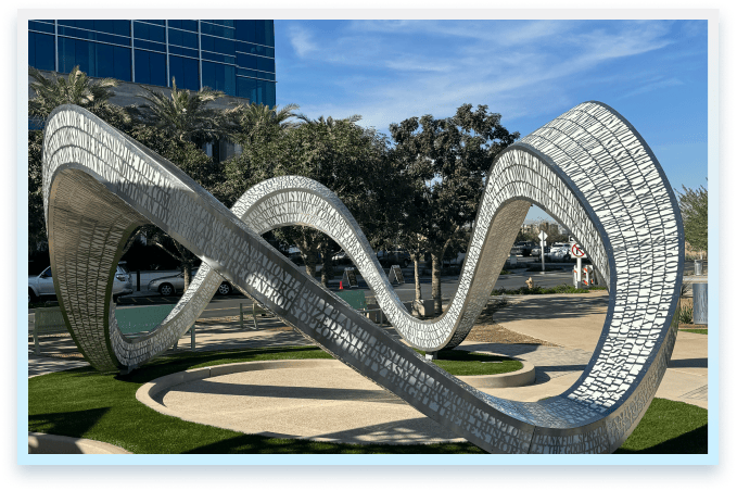 Art sculpture located in Goodyear, AZ