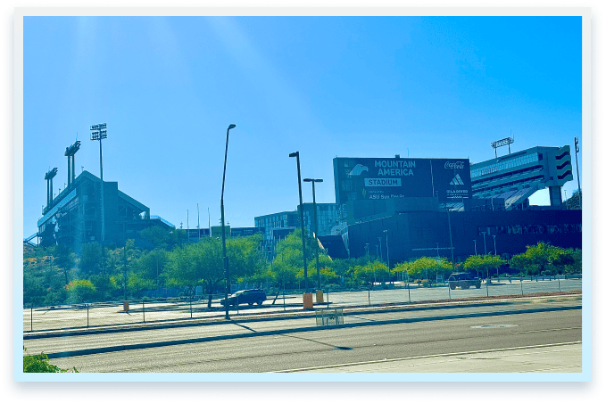 Mountain America Stadium in Tempe, AZ