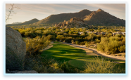 Pinnacle Peak golf course in Arizona